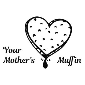 Your Mother’s Muffin Print on a Feminine White Tee Design
