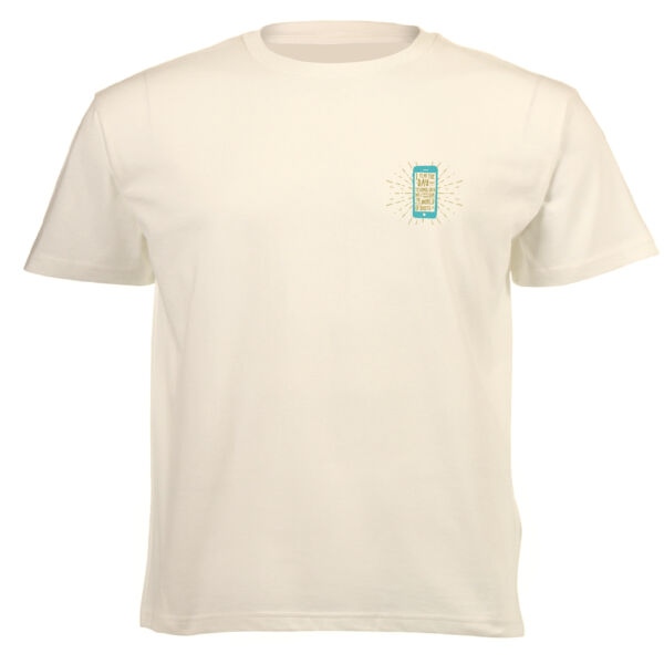 Generation Y Double Stacked Graphic on Masculine T-shirt Thumbnail