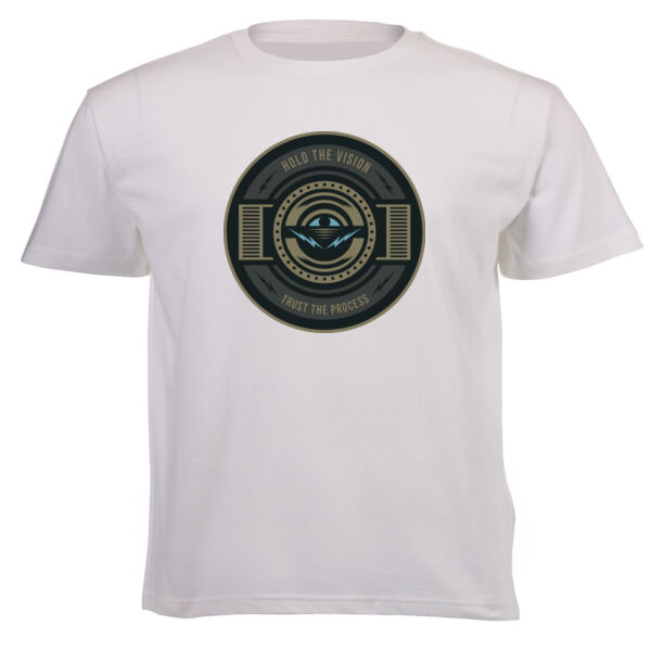 Hold The Vision Packed Graphic on Masculine T-shirt  Thumbnail