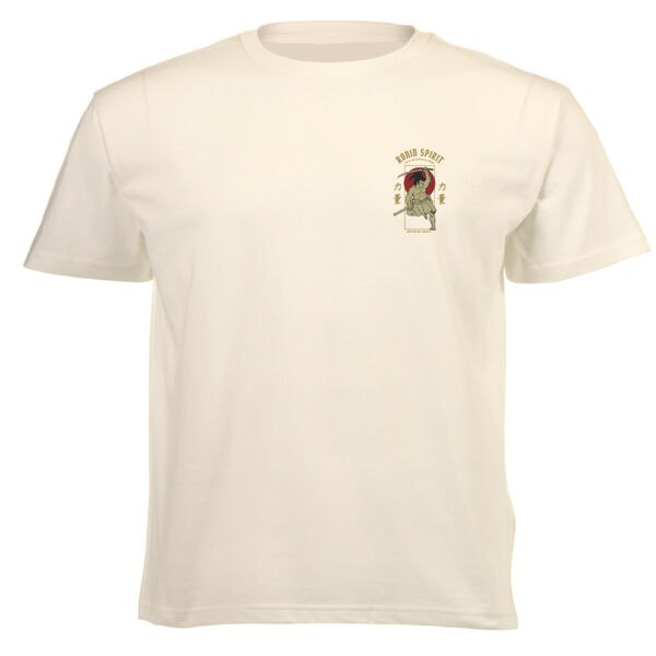 Ronin Spirit Double Stacked Graphics on Masculine T-shirt Thumbnail