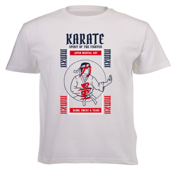 Spirit Of The Fighter Packed  Graphic on Masculine T-shirt  Thumbnail