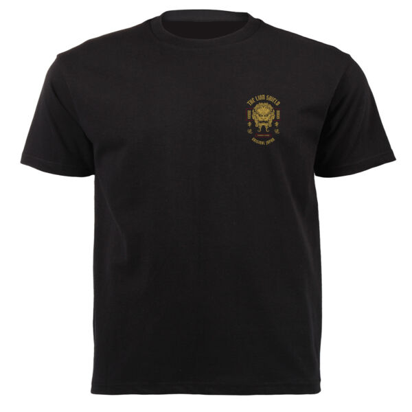 The Lion Shield Header Graphic on Masculine T-shirt Thumbnail