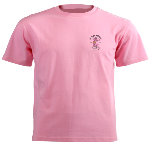 Treasure Paradise Header Graphic on Masculine T-shirt  Thumbnail