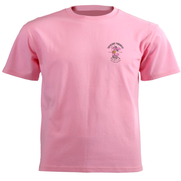 Treasure Paradise Double Stacked Graphics on Masculine T-shirt  Thumbnail