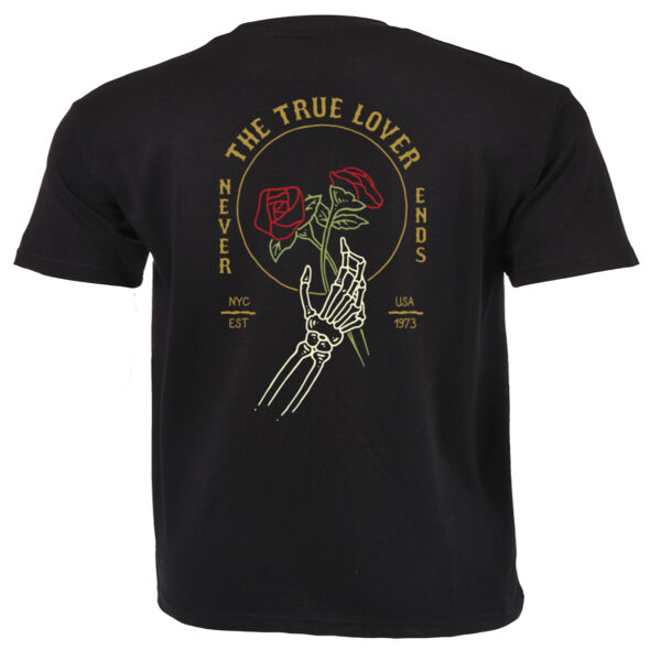 The True Lover Overload Graphic on Masculine T-shirt  Thumbnail