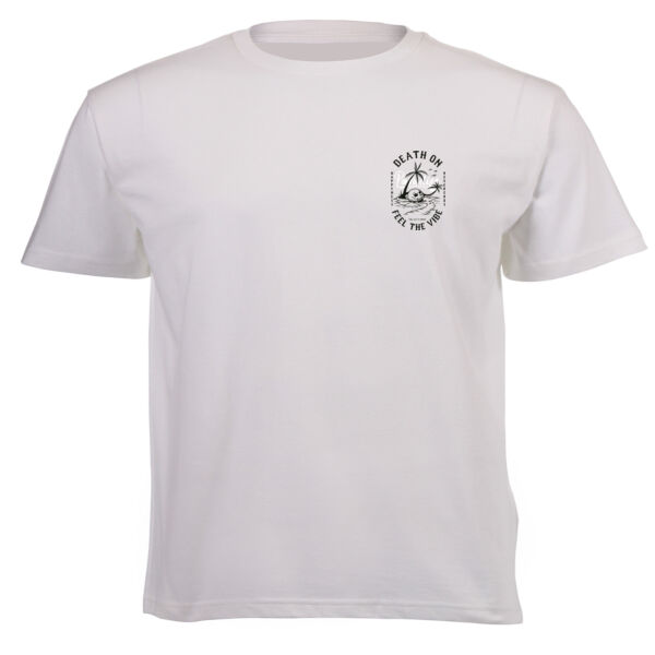 Skull Island Double Stacked Graphics on Masculine T-shirt Thumbnail