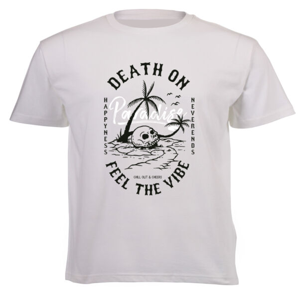 Skull Island Packed Graphic on Masculine T-shirt  Thumbnail