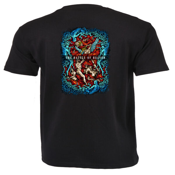 The Battle Of Heaven Overload Graphic on Masculine T-shirt Thumbnail