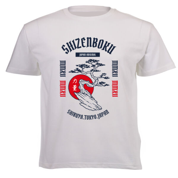 Shizenboku Packed Graphic on Masculine T-shirt Thumbnail
