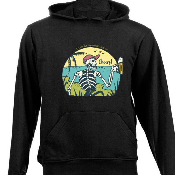 Cheers To Death Beach Packed  Graphic on Unisex Hoodie Thumbnail