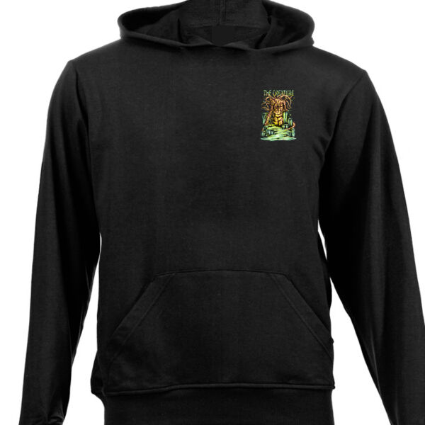 Death From The Cliff Header Graphic on Unisex Hoodie Thumbnail