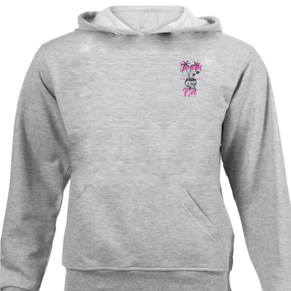 Death Is Not The End Double Stacked Graphics on Unisex Hoodie Thumbnail