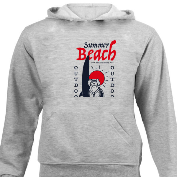 Doggie Surf Packed  Graphic on Unisex Hoodie Thumbnail