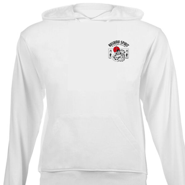 Bushido Spirit Double Stacked Graphics on Unisex Hoodie  Thumbnail