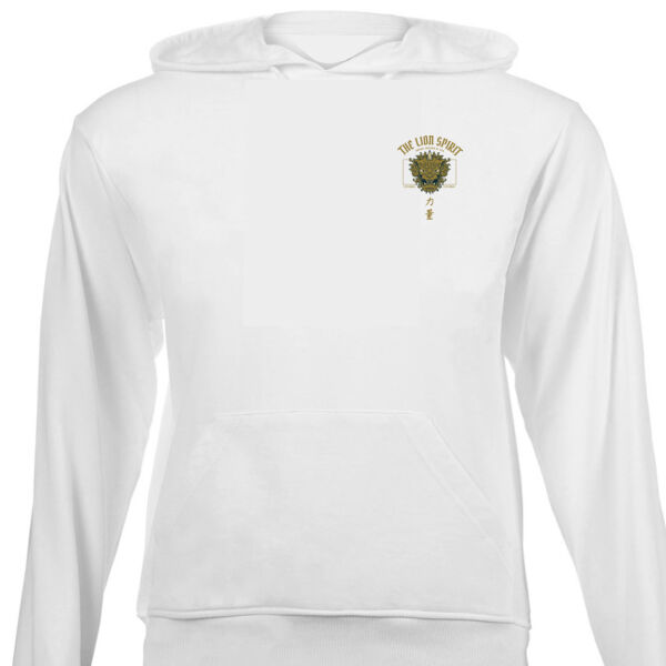 The Lion Spirit Header Graphic on Unisex Hoodie Thumbnail