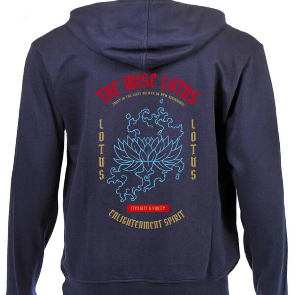 The Wise Lotus Overload Graphic on Unisex Hoodie Thumbnail