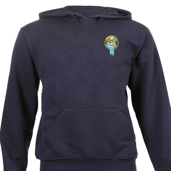 River Valley Header Graphic on Unisex Hoodie  Thumbnail