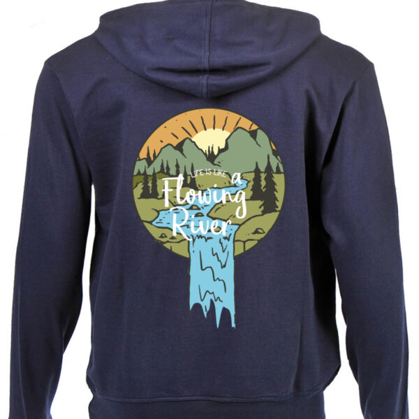 River Valley Overload Graphic on Unisex Hoodie in  Position (Full Back) Thumbnail