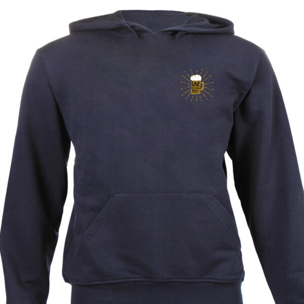 Save Water Drink Beer Header Graphic on Unisex Hoodie Thumbnail