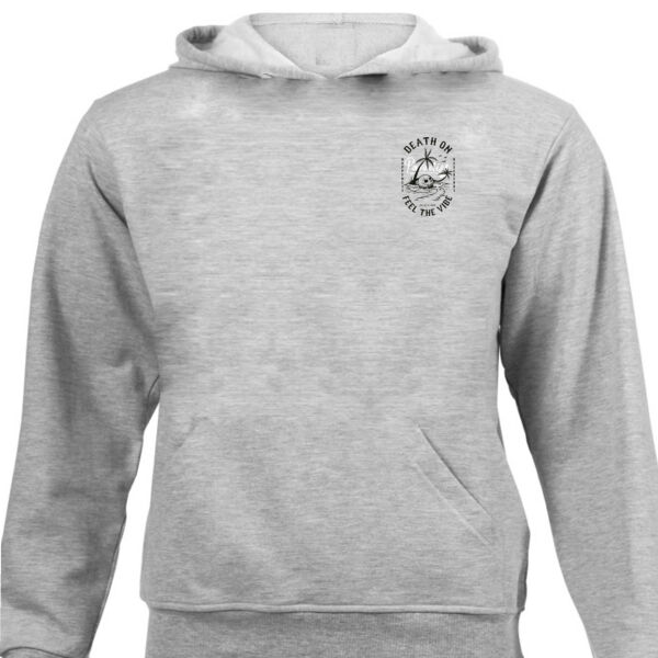 Skull Island Double Stacked Graphics on Unisex Hoodie  Thumbnail