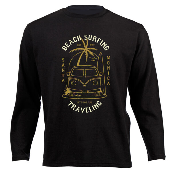 Beach Traveling Packed Graphic on Unisex Long Sleeves Thumbnail