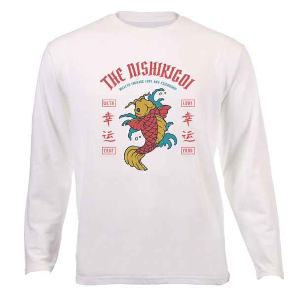 The Nishikigoi Koi Packed Graphic on Unisex Long Sleeves Thumbnail