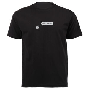 Binnet Graphic on a Masculine Black Tee Thumbnail