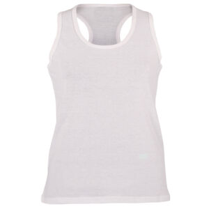 South African Sign Graphic on a Feminine White Vest Thumbnail